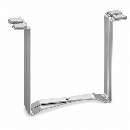 Foldable Stainless Steel Trash Bag Holder for Kitchen & Desktop