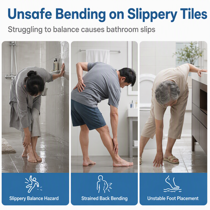 Bathroom Suction Cup Shower Footrest Step