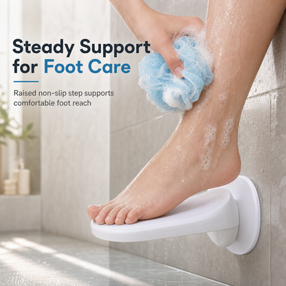 Bathroom Suction Cup Shower Footrest Step