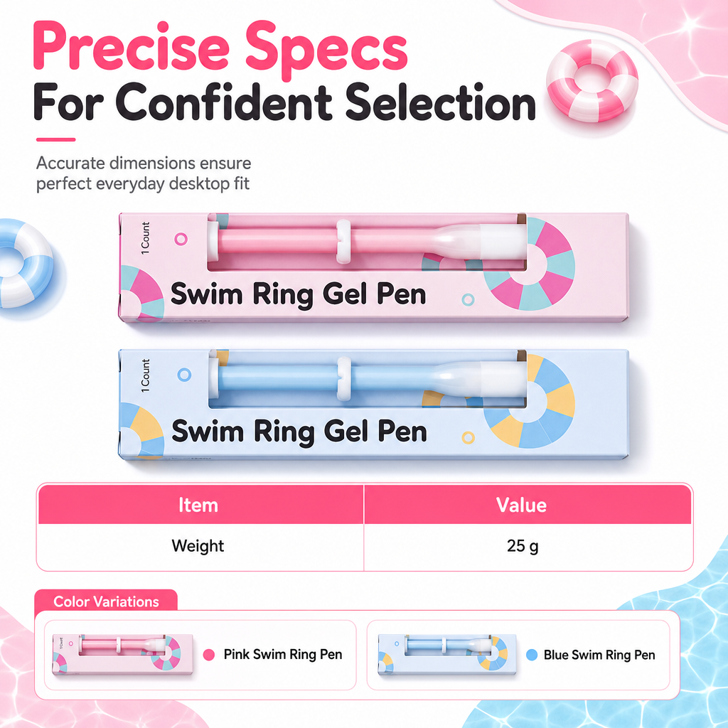 Creative Magnetic Swim Ring Stress Relief Gel Pen