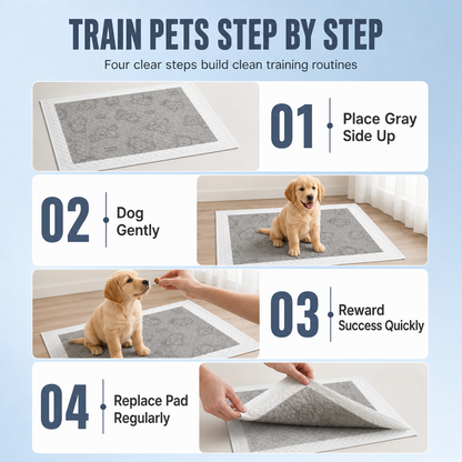 Thickened Charcoal Pet Pee Pads for Dogs & Cats