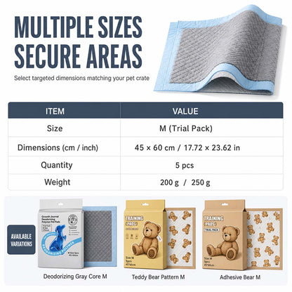 Thickened Charcoal Pet Pee Pads for Dogs & Cats