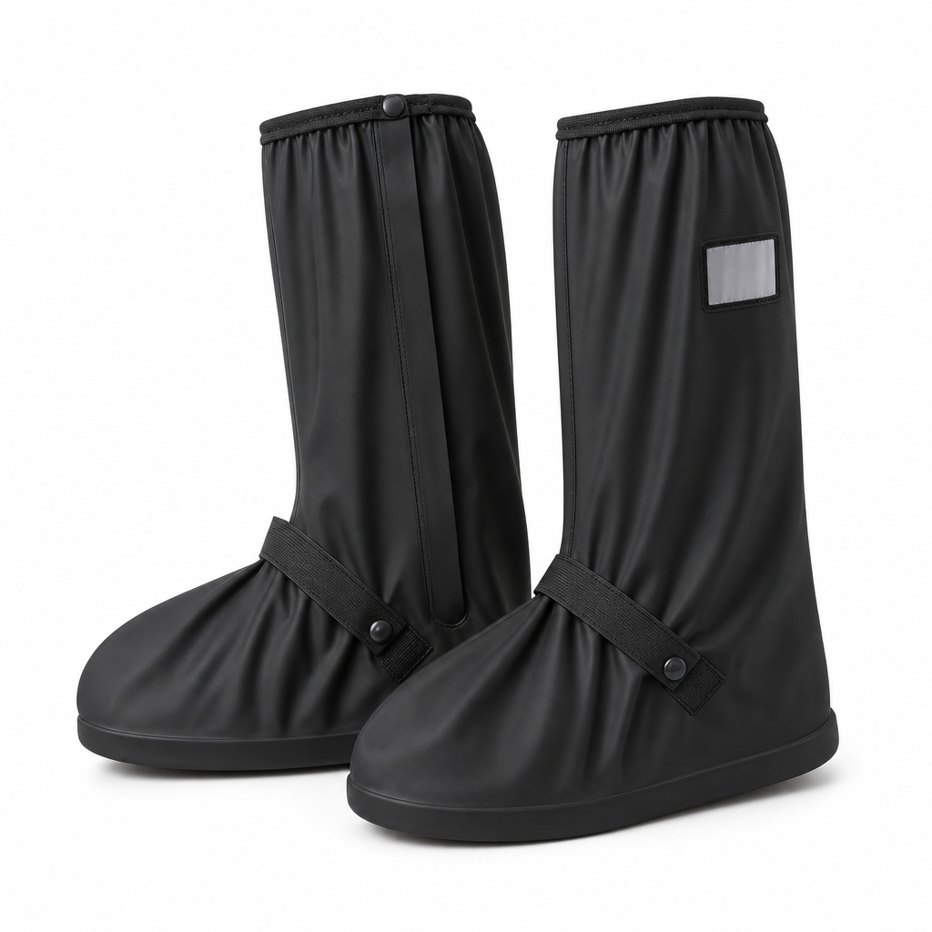 🌧️ Waterproof High-Top Shoe Covers – Rain & Mud Protection