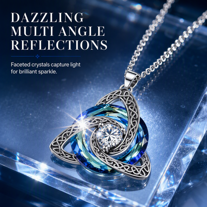 ⏳🔥LIMITED-TIME 50% OFF! ⏰Women's Celtic Knot Birthstone Pendant Necklace🌀📿