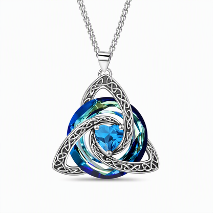 ⏳🔥LIMITED-TIME 50% OFF! ⏰Women's Celtic Knot Birthstone Pendant Necklace🌀📿