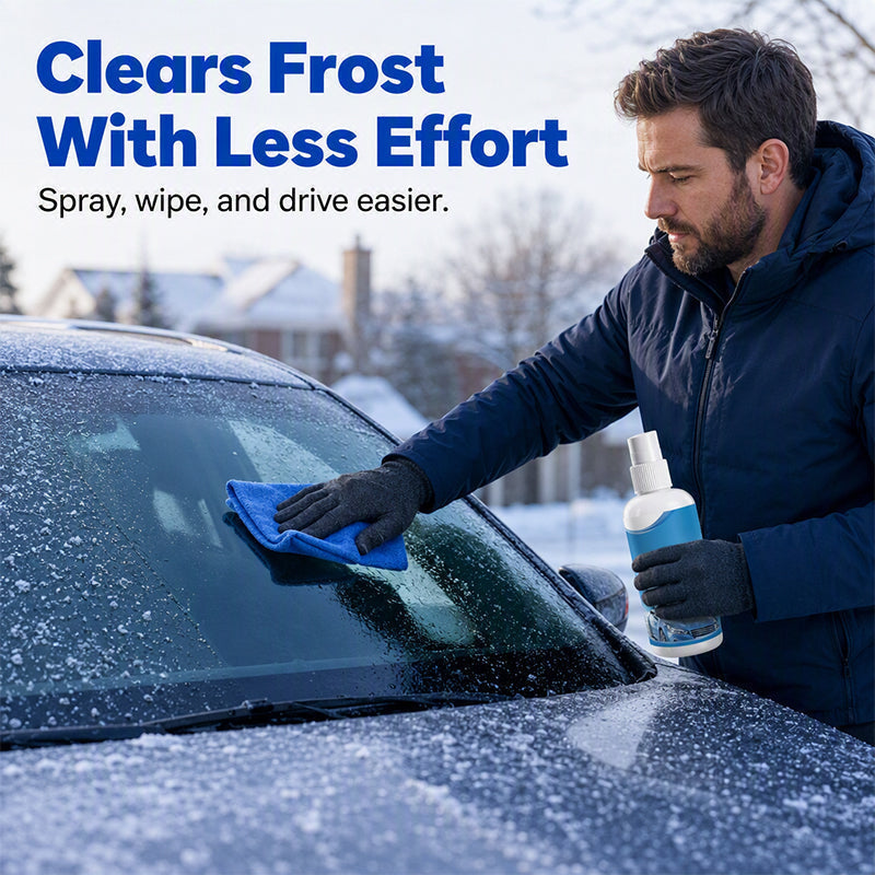 ❄️Windshield De-Icer Spray – Fast Frost & Ice Removal