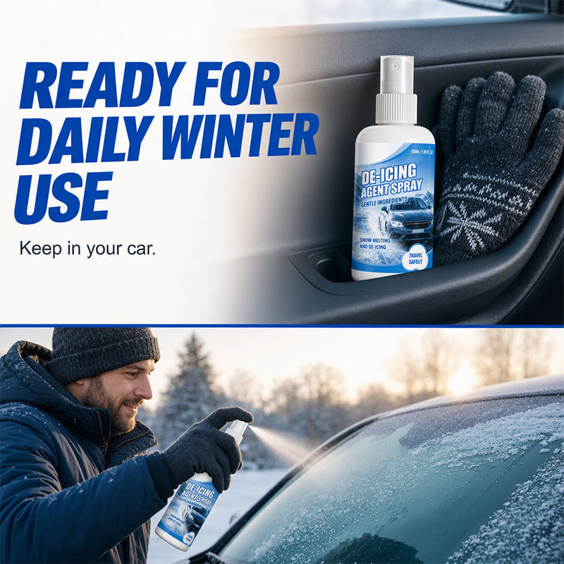 ❄️Windshield De-Icer Spray – Fast Frost & Ice Removal