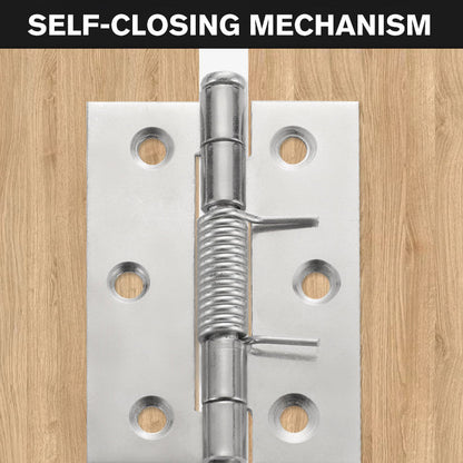 Stainless Steel Spring Self-Closing Door Hinge