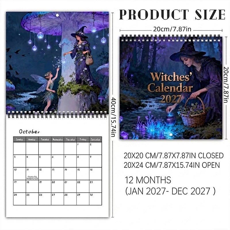 Mystical Witches Calendar 2027