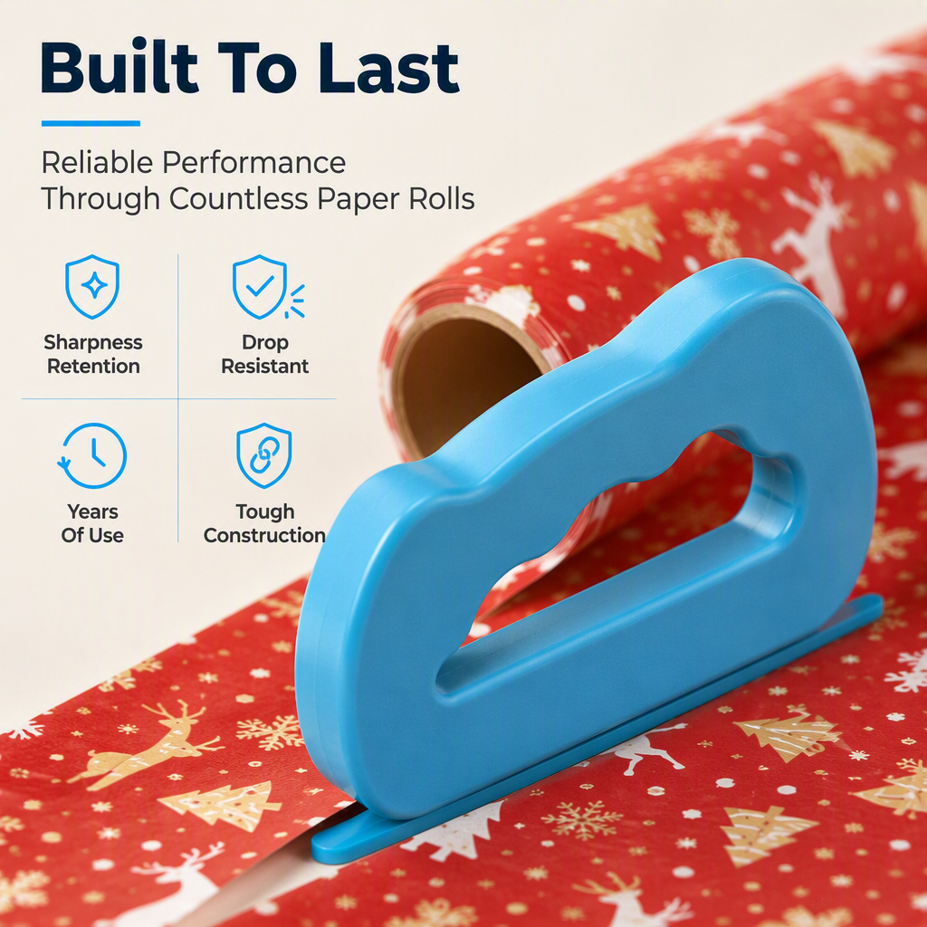 Portable Wrapping Paper Cutter & DIY Paper Cutting Tool