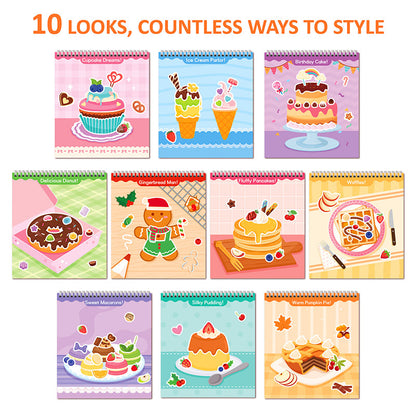 Portable Reusable DIY Sticker Books for Kids