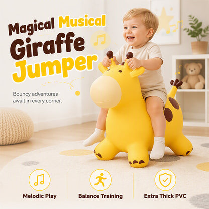 Cute Giraffe Bouncy Animal Hopper for Kids