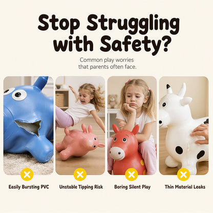 Cute Giraffe Bouncy Animal Hopper for Kids