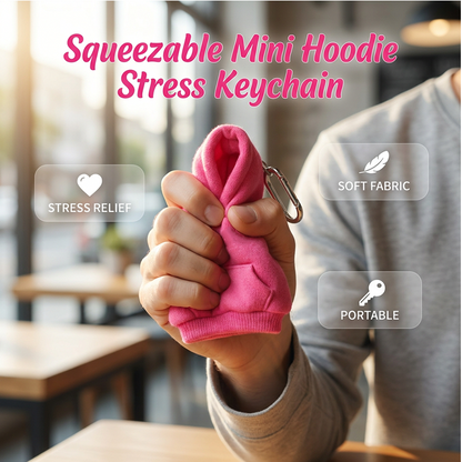 Fashionable Miniature Hoodie Keychain Accessory