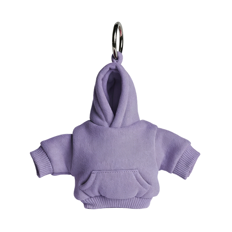 Fashionable Miniature Hoodie Keychain Accessory