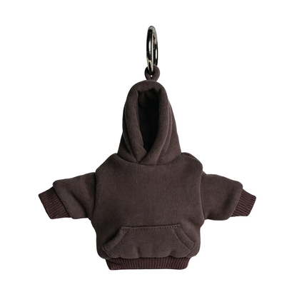 Fashionable Miniature Hoodie Keychain Accessory