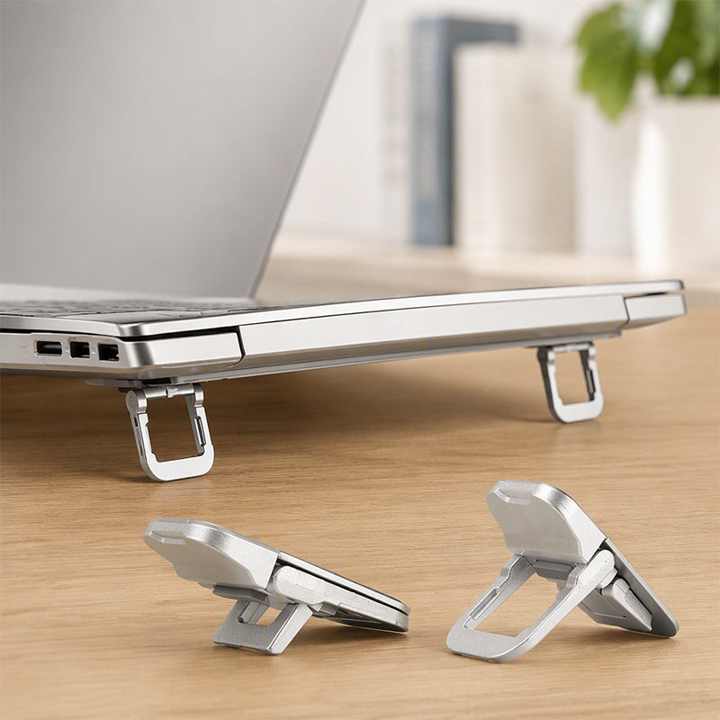 💻✨ Foldable Laptop Cooling Stand – Compact Risers for Better Angle & Airflow