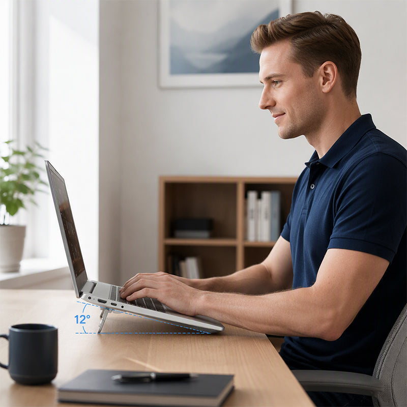 💻✨ Foldable Laptop Cooling Stand – Compact Risers for Better Angle & Airflow