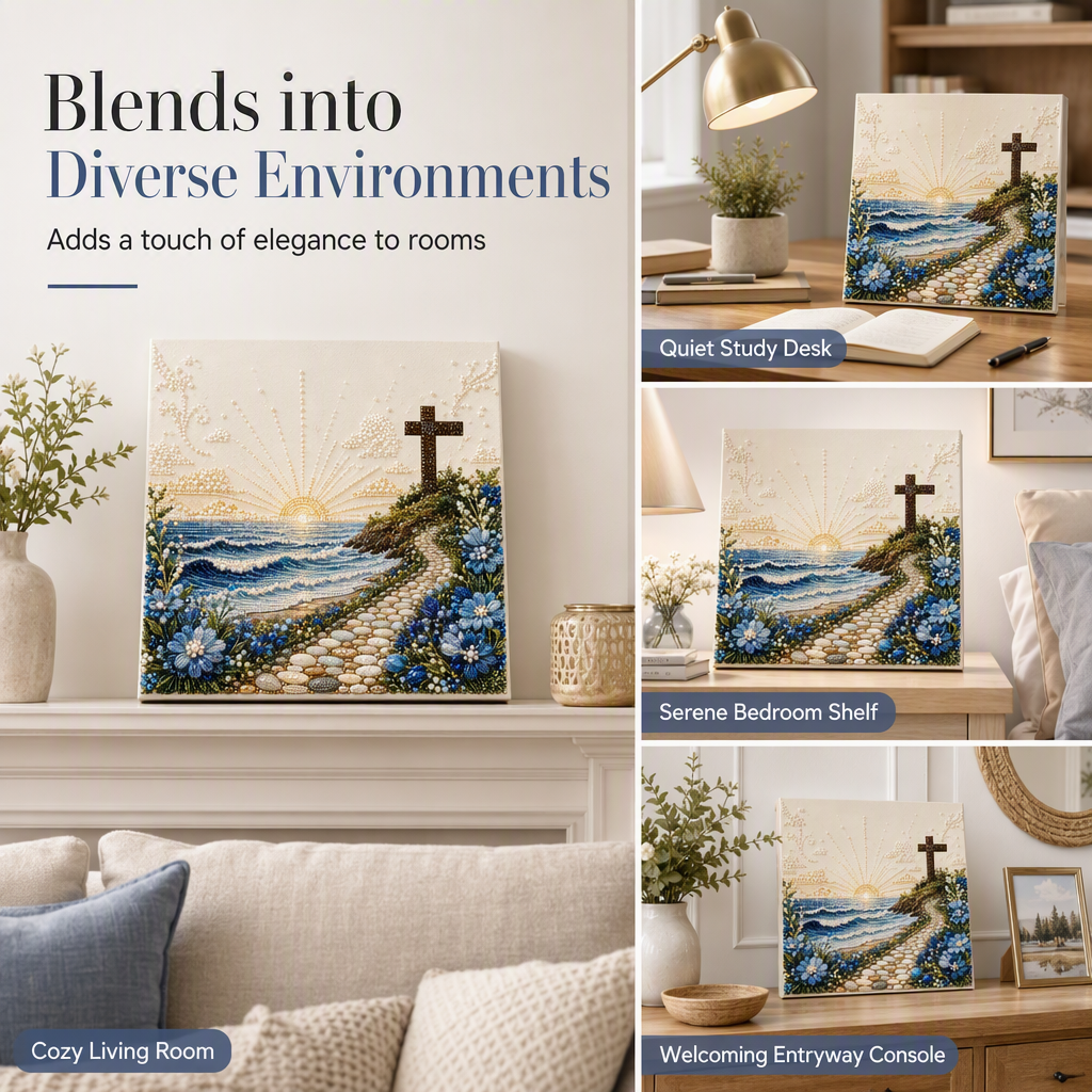 ✨🖼️ DIY Pearl Painting Kit – 6 Designs for Beautiful Textured Home Decor