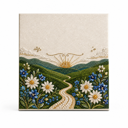 ✨🖼️ DIY Pearl Painting Kit – 6 Designs for Beautiful Textured Home Decor
