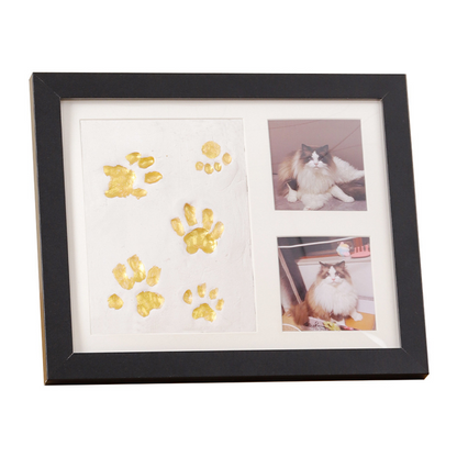 🐾 50% OFF! ✨ Baby & Pet Footprint Keepsake Frame Kit – Triple-Window Wooden Frame, Non-Toxic Soft Clay & Modern Minimalist Design – Capture Lifelong Memories in One Frame 👶