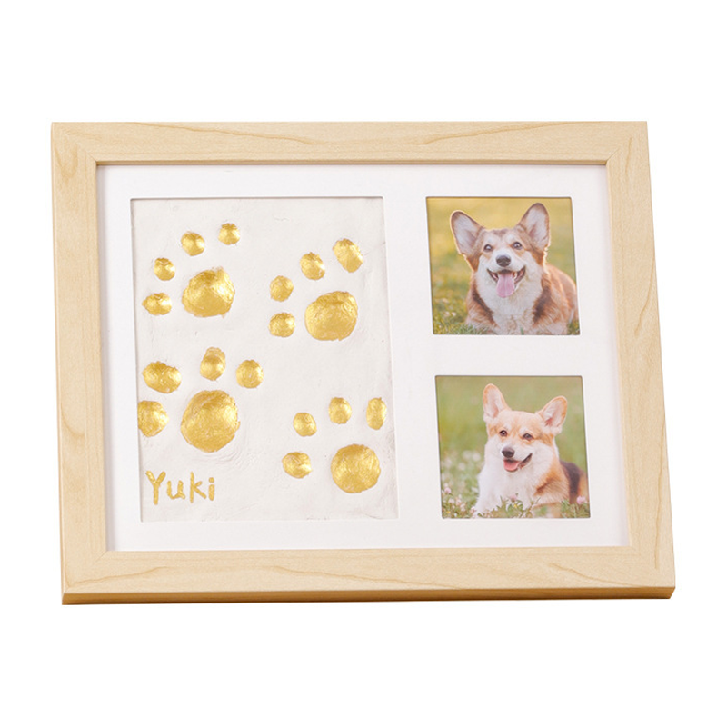 🐾 50% OFF! ✨ Baby & Pet Footprint Keepsake Frame Kit – Triple-Window Wooden Frame, Non-Toxic Soft Clay & Modern Minimalist Design – Capture Lifelong Memories in One Frame 👶