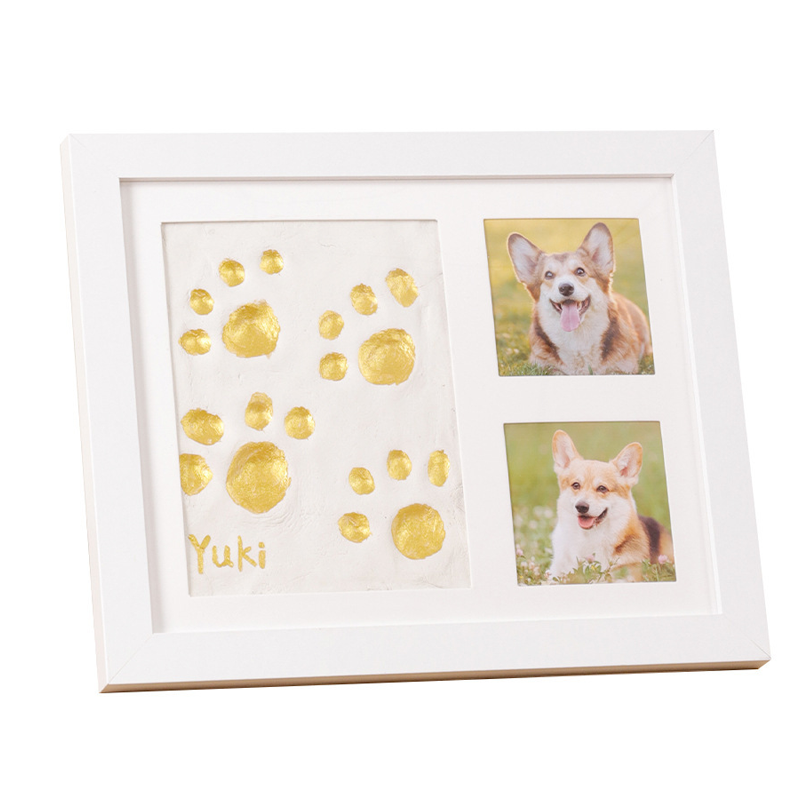 🐾 50% OFF! ✨ Baby & Pet Footprint Keepsake Frame Kit – Triple-Window Wooden Frame, Non-Toxic Soft Clay & Modern Minimalist Design – Capture Lifelong Memories in One Frame 👶