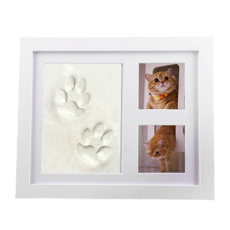🐾 50% OFF! ✨ Baby & Pet Footprint Keepsake Frame Kit – Triple-Window Wooden Frame, Non-Toxic Soft Clay & Modern Minimalist Design – Capture Lifelong Memories in One Frame 👶