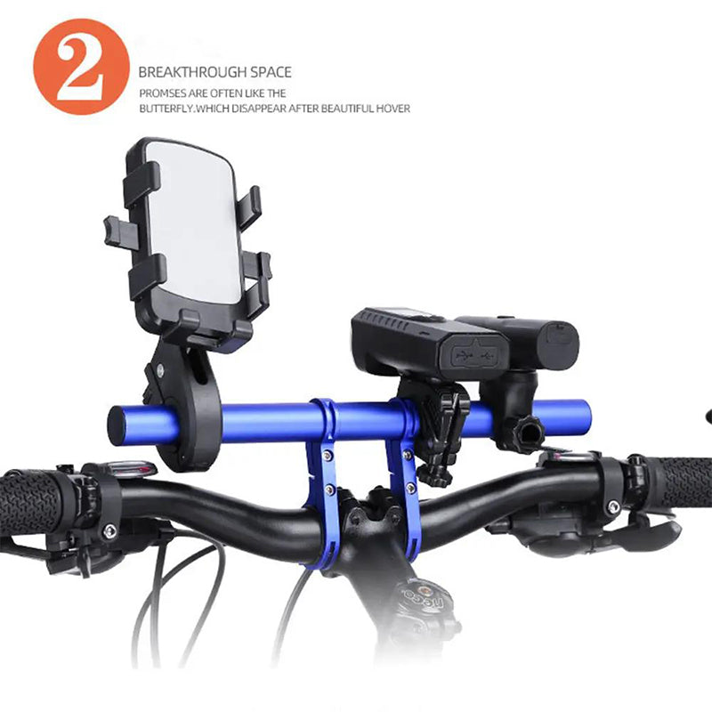 🚲 Bike Handlebar Extender – Extra Mounting Space for Cycling Accessories