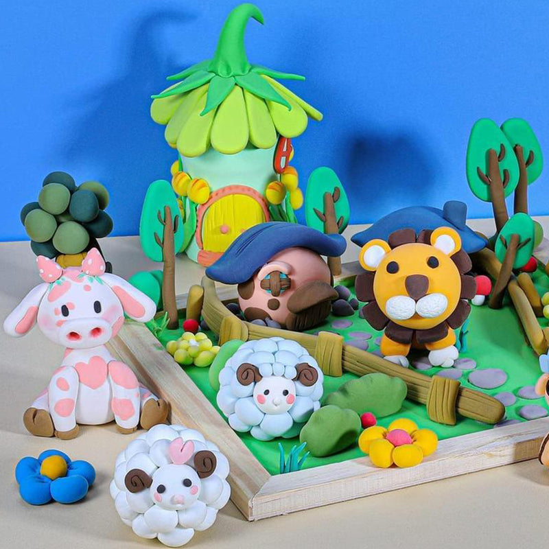 Multi-Color Lightweight Clay Set