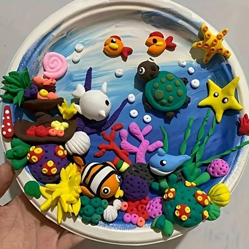 Multi-Color Lightweight Clay Set