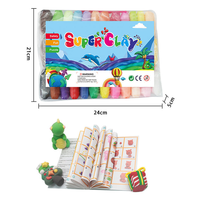 Multi-Color Lightweight Clay Set