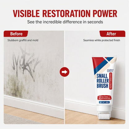 Wall Repair Paste – With Integrated Roller Brush, Waterproof & Family-Safe – Easy DIY for Stains, Cracks & Marks 🏠