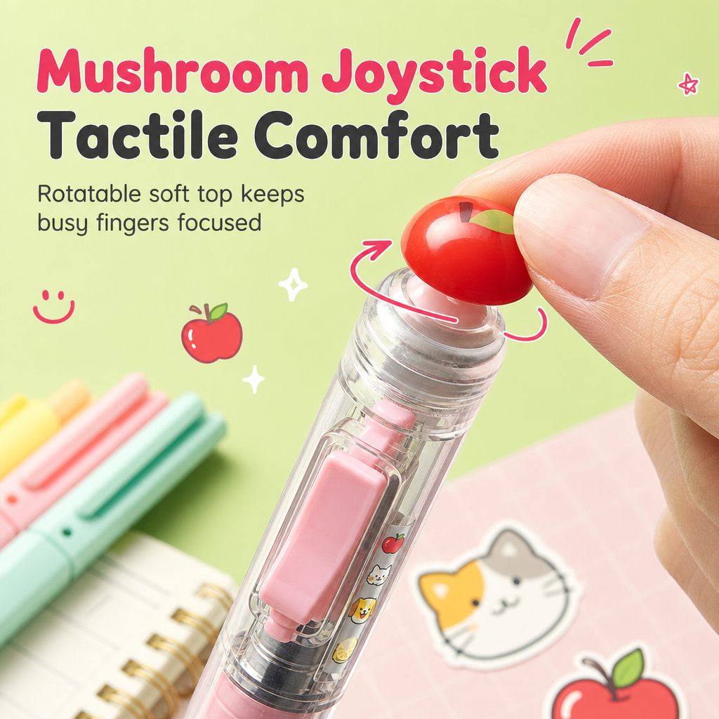 Retractable 0.5mm Quick-Drying Gel Pen Set