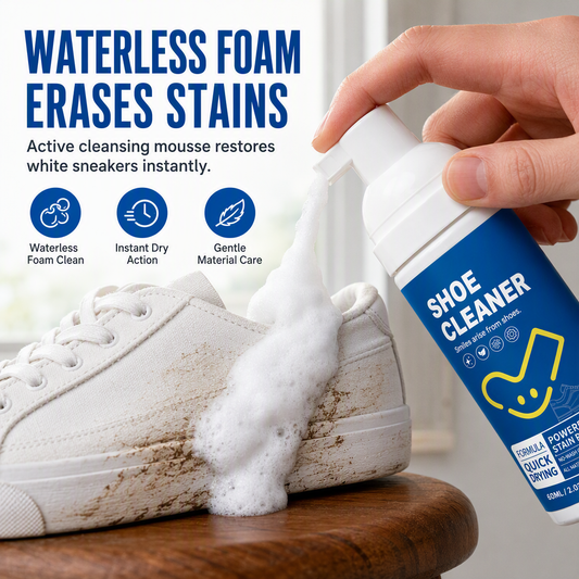 Waterless Shoe Cleaning Mousse for All Materials