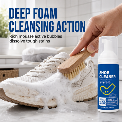 Waterless Shoe Cleaning Mousse for All Materials