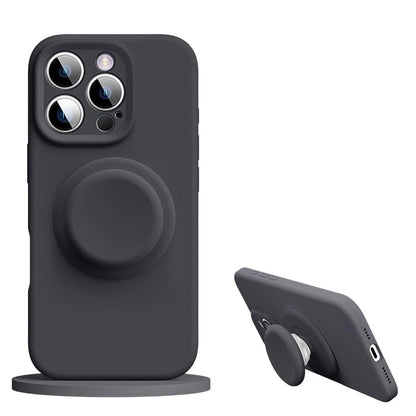 Slim Silicone Case with Magnetic Grip for iPhone Series