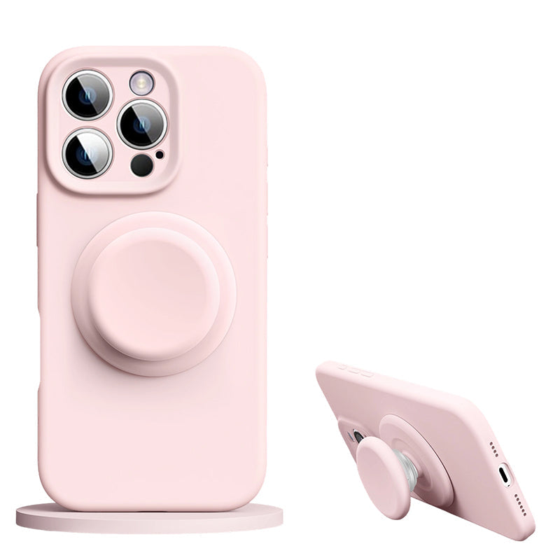 Slim Silicone Case with Magnetic Grip for iPhone Series