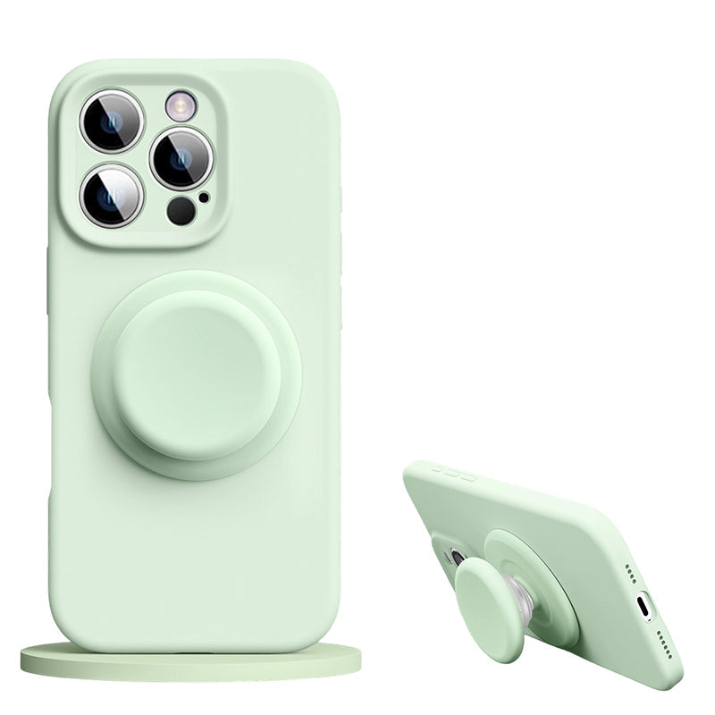 Slim Silicone Case with Magnetic Grip for iPhone Series