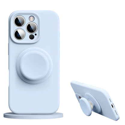 Slim Silicone Case with Magnetic Grip for iPhone Series