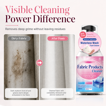 🛋️🧼 Fabric Cleaning Foam – Easy Care for Sofas, Seats & Upholstery