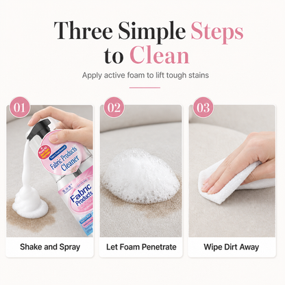 🛋️🧼 Fabric Cleaning Foam – Easy Care for Sofas, Seats & Upholstery