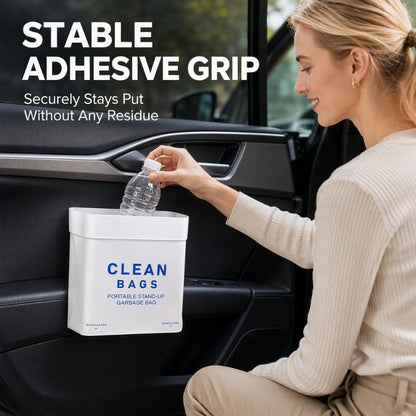 🎃Halloween Deal 50% OFF!🗑️ Self-Standing Car Rubbish Bags – Stick-On, Leak-Resistant & Disposable