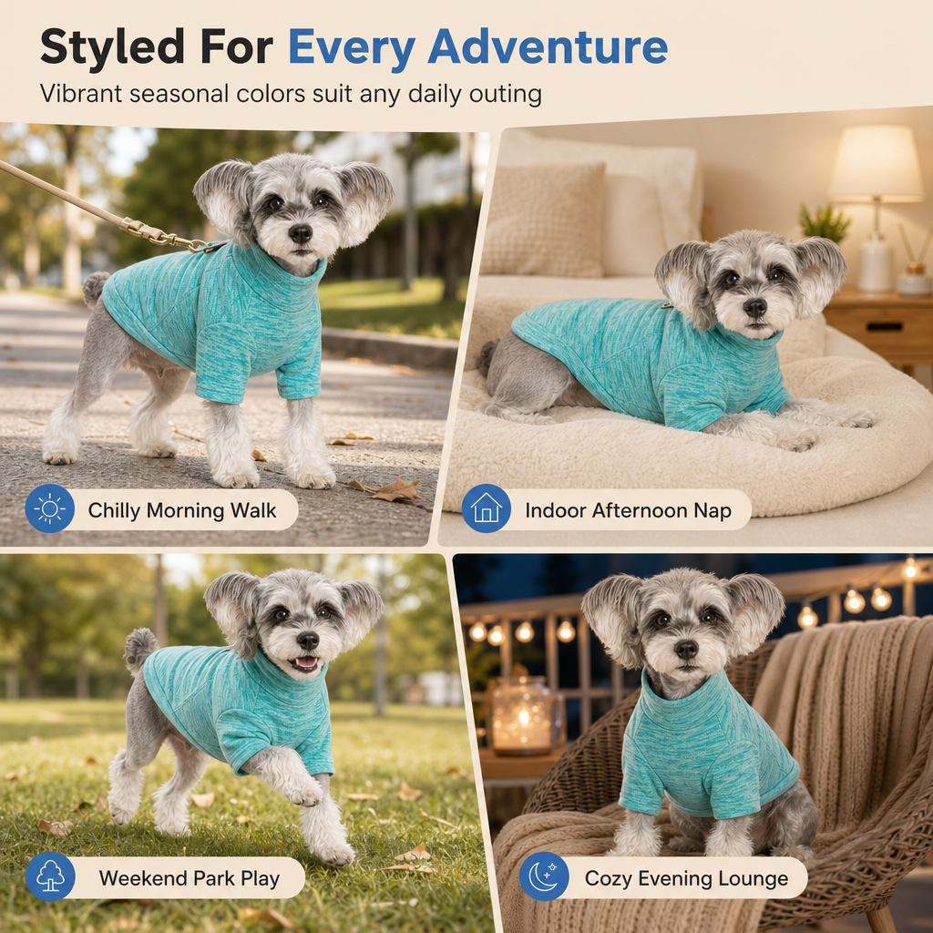 Winter Warm Lined Pet Coat for Dogs and Cats