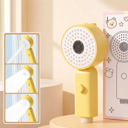 👶🚿 Handheld Baby Shower Head – 3 Gentle Spray Modes & One-Button Water Stop