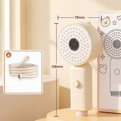 👶🚿 Handheld Baby Shower Head – 3 Gentle Spray Modes & One-Button Water Stop