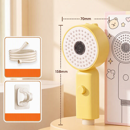 👶🚿 Handheld Baby Shower Head – 3 Gentle Spray Modes & One-Button Water Stop