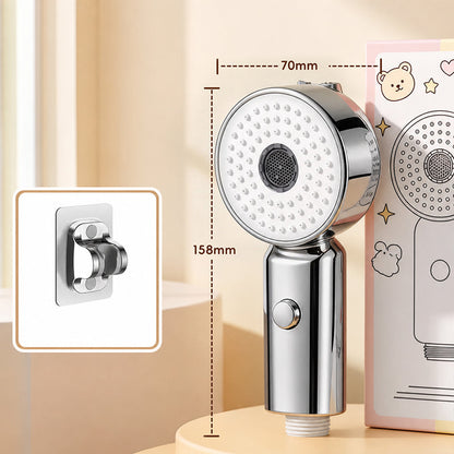 👶🚿 Handheld Baby Shower Head – 3 Gentle Spray Modes & One-Button Water Stop