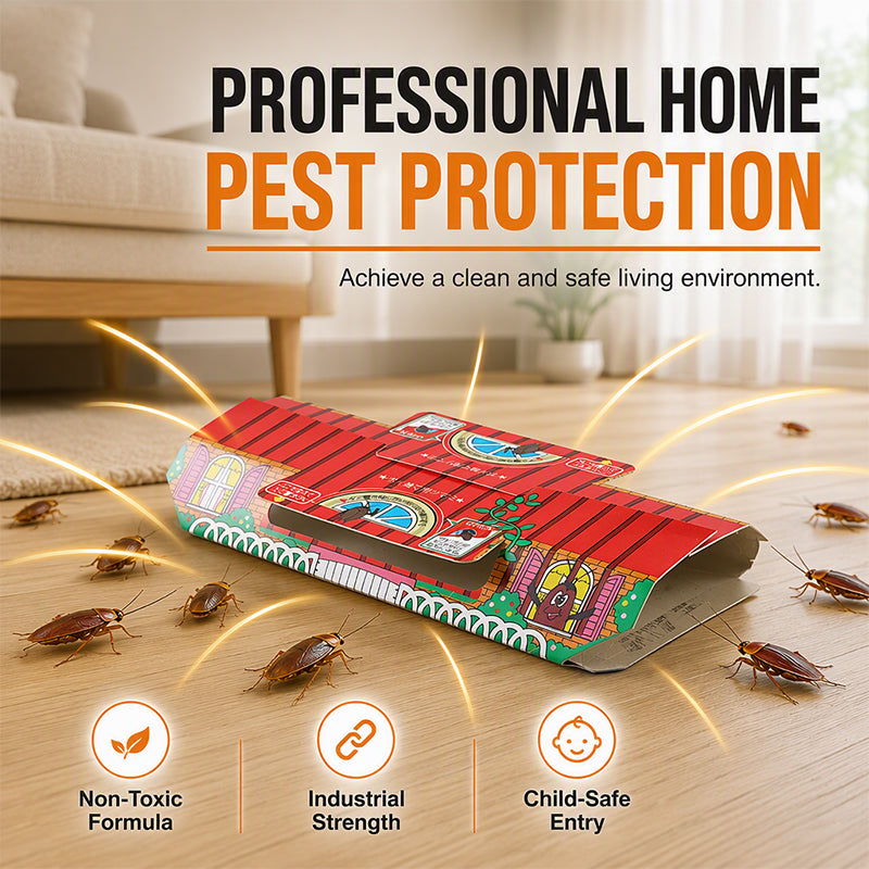 🪳Professional Non-Toxic Cockroach Trap House🏠