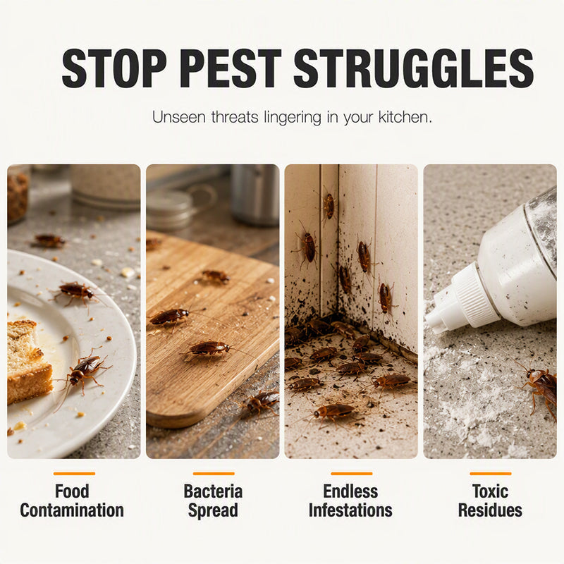 🪳Professional Non-Toxic Cockroach Trap House🏠